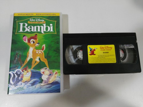 Bambi vhs cinta tape walt - tape,