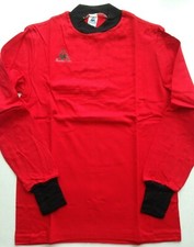 LOT 21 MAILLOTS LE COQ SPORTIF ANNEES 70 ROUGE STYLE : RENNES - NICE - GUINGAMP