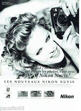PUBLICITE ADVERTISING 116  1996  Nikon appareil photo  Nuvis & Eva Herzigova