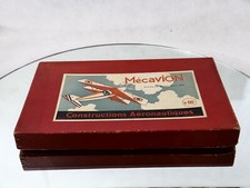 Mecavion 00 Avion coffret aviation Baby ancien en tôle lithographiée avec notice