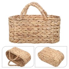 Panier en jonc de mer tressé