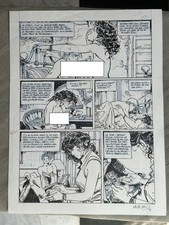 GILLES MEZZOMO PLANCHE ORIGINALE ENCRE  MEXICANA 28 x 38 cm