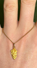 Pendentif Pépite d'or