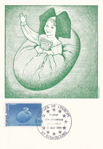 Carte 1er jour strasbourg - carte,