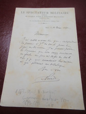 HENRI NOIROT Autographe Signé