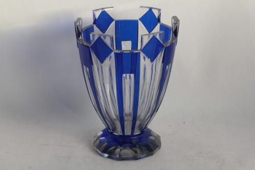 Vase cristal taillé - vase, val
