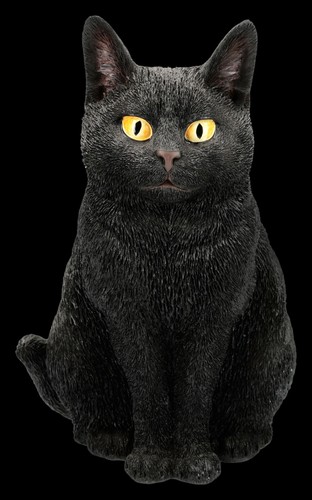 Figurine jardin chat - de,