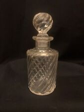 Baccarat, modéle Bambou Tors, cristal, flacon à parfum, circa 1916, numérotés 69