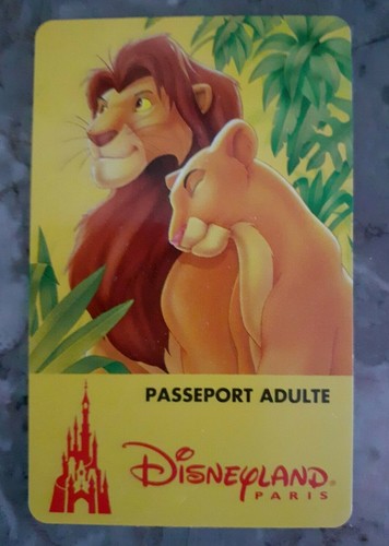 Pass disney année 1996 - pass,