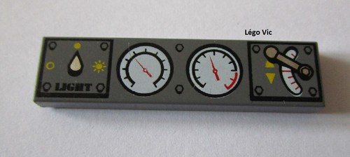 Lego 2431px17 dark gray tile - 2431px17,