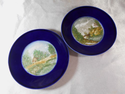 Paire sous tasses bleue - sous,
