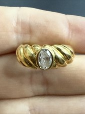 Ancienne Bague Plaquer Or 18k