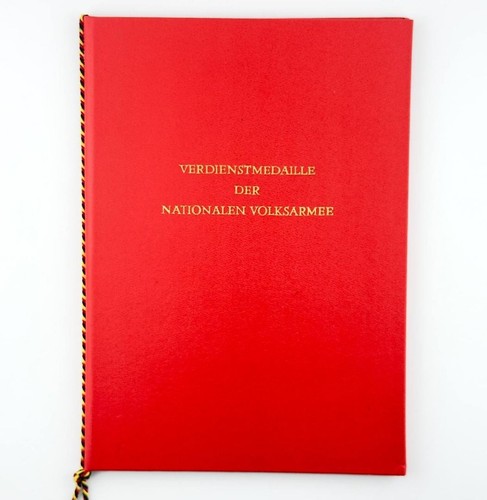 Ddr nva certificat - ddr, médaille