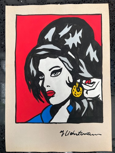 Dessin roy lichtenstein fait - roy, (fait