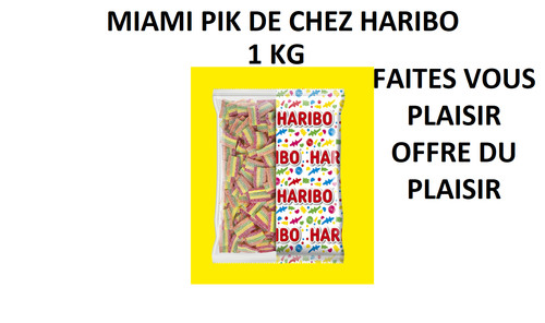 Bonbons haribo miami pik kg - miami,