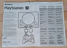 Notice Console PS1 SCPH-7502
