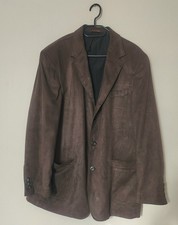 Très Belle Veste Bruno Saint Hilaire Aspect Daim. Taille :  52  ( voir mesures)