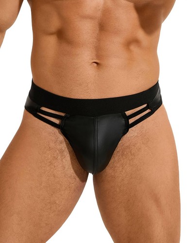Jockstrap homme simili cuir - jockstrap,