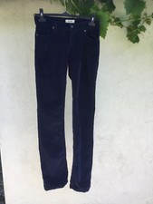 Pantalon velours cotes fines - Bleu Marine - BEL AIR - Taille 36