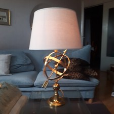 Lampe MONIX bronze Sphère Armillaire  1970