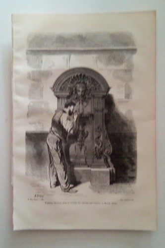 Gravure ancienne paris - paris,