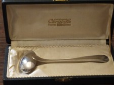 CUILLERE A BOUILLIE CHRISTOFLE en METAL ARGENTE Art Déco avec Écrin 