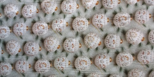 Coupon tissu noël vert - de,