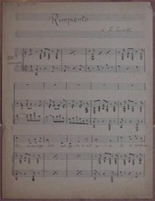 Enrico Toselli Rimpianto Chant