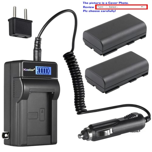 Kastar battery lcd charger - battery,