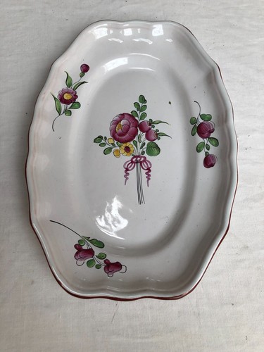 Grand plat faience l - plat, l'
