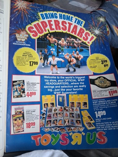 1991 wwf hasbro figures - figures, toys