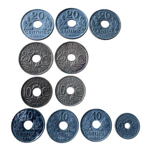 Lot pièces anciennes - 11,