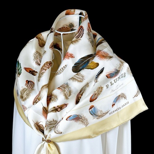 Foulard vintage soie - soie, hermes