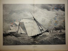 Compétition voile 1886