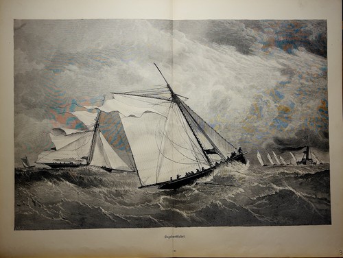 Compétition voile 1886