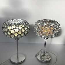 Lampe space age Eglo Chrome Aluminium Et Verre Possibilité 2 Exemplaires Design