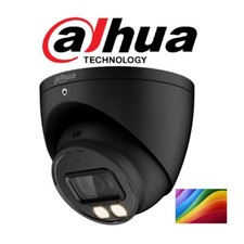 Dahua HDCVI 5MP Full Color LED Dome Camera 2.8mm 40m LED Built in Micro Noir