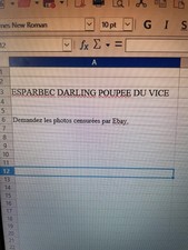 ESPARBEC DARLING POUPEE DU
