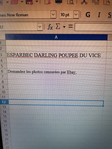 Esparbec darling poupee - poupee, du