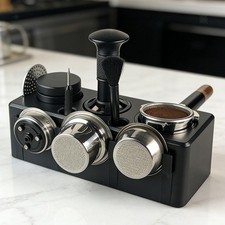 Station de tassage de café