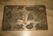 Ancien moule plaque  à Chocolat friture  LETANG Fils Paris