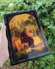Boîte laquée russe icône orthodoxe peinture Russian Lacquer Box icon