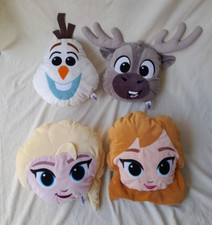 4 COUSSINS LA REINE DES NEIGES FROZEN 2 DISNEY 25 X 30 CM