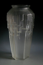 RARE VASE ART DECO ETLING EN