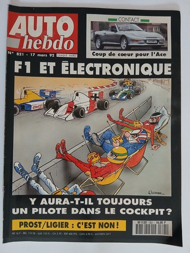 Auto hebdo 821 3 1992 - n°821, 17/3/1992