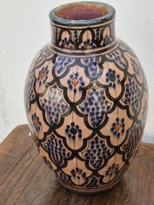Vase Berbère Ethnique Marocain Céramique Terre Cuite Orientale