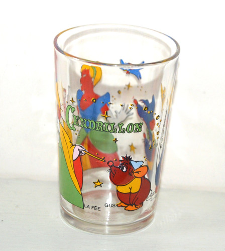 Ancien verre moutarde - verre, à
