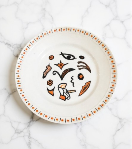 Assiette céramique vintage - ,