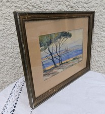 Aquarelle ancienne 1943