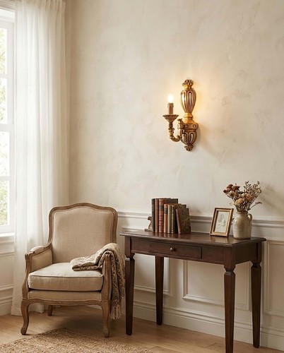 Applique bois classique or - applique,